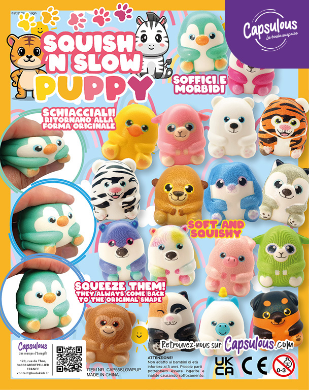 Squishy Puppy - Capsule 55mm serie 2