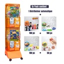 Pack Start & Cash (Orange) - Distributeur + 350 Jouets Capsules Clé en Main