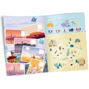 livrets 8 pages avec 1 page stickers - 2 designs