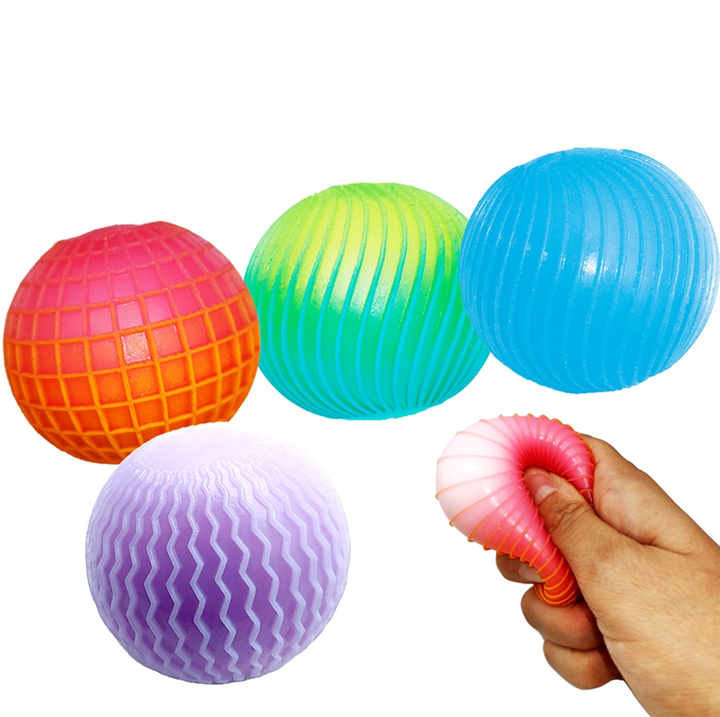 RAINBOW SQUISH BALL CAP 55 MM