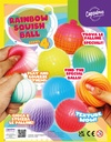 RAINBOW SQUISH BALL CAP 55 MM