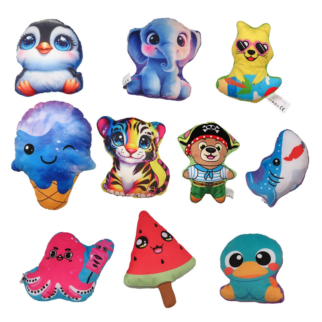 PELUCHES POUR GRUE - MIX 10 DESIGNS