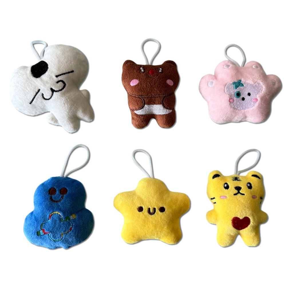 Peluche en Capsules 65mm- Mix 6 Designs