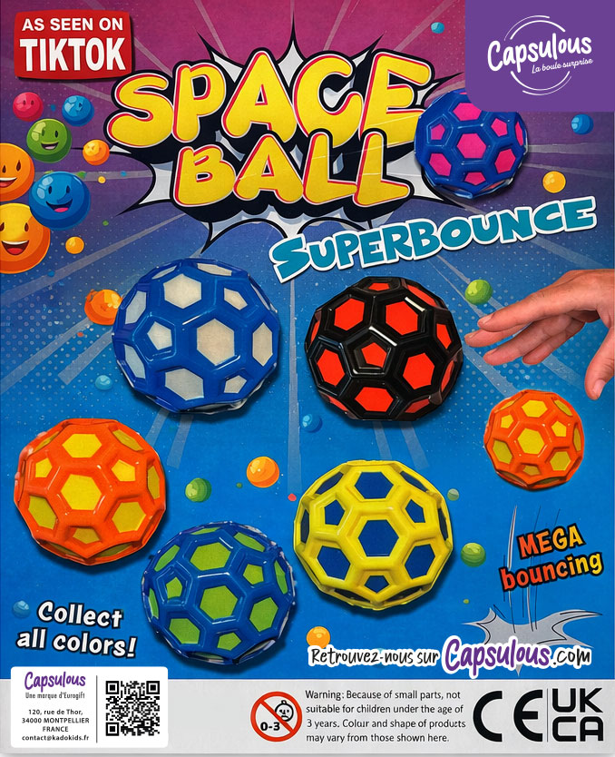 Space Ball Rebondissante 50MM