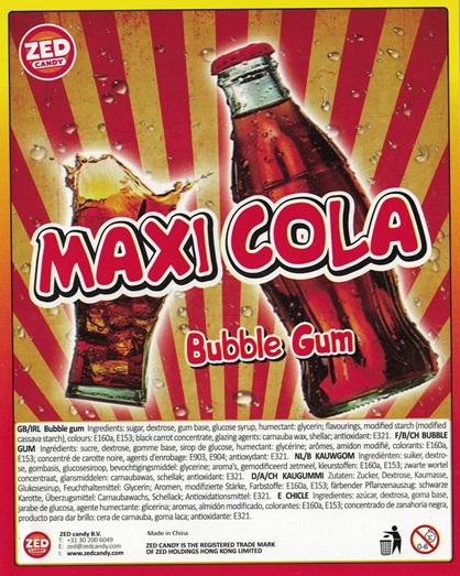 Maxi cola Chewing-gums 26.5mm