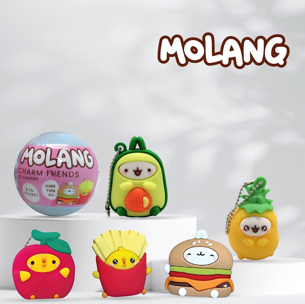 Molang charm friends- Capsule 50mm