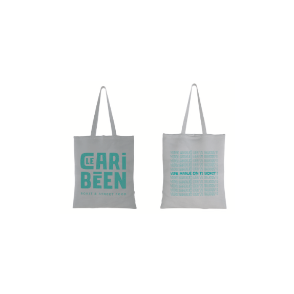 Lot de 250 totebags sérigraphiés 1 couleur Recto Verso