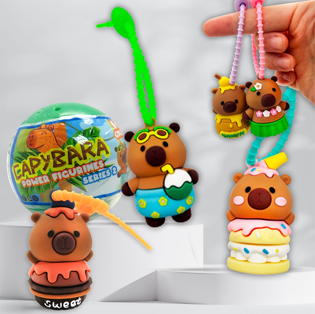 CAPYBARA POWER FIGURINES COL.2 CAP 65MM