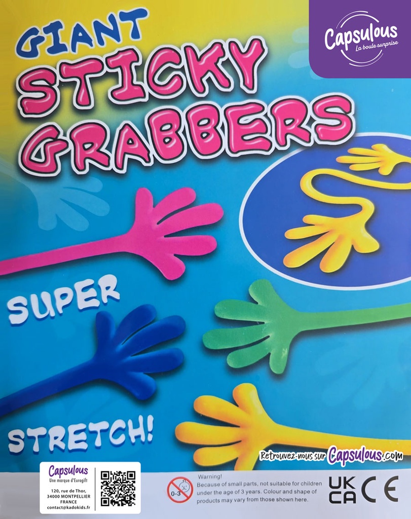Sticky hand - capsule 50mm