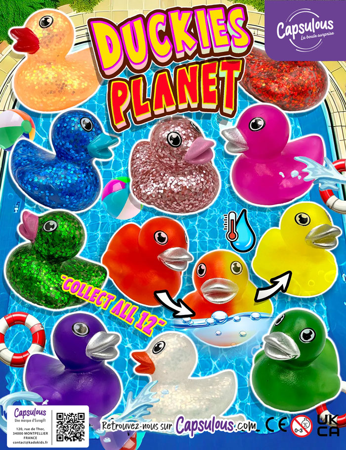 Duckies planet en capsule 50mm