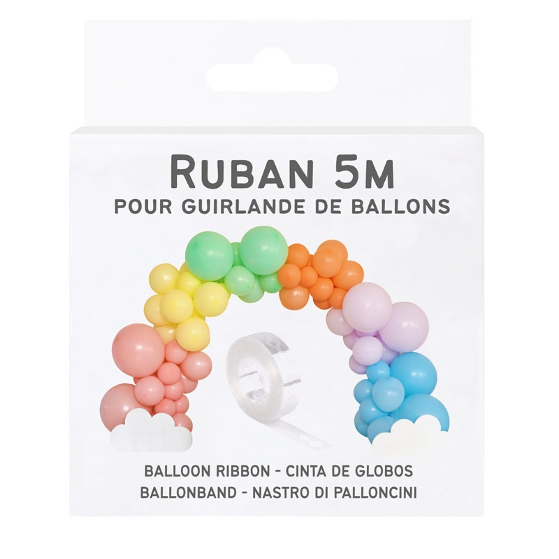 Ruban pour guirlande de ballons 5m
