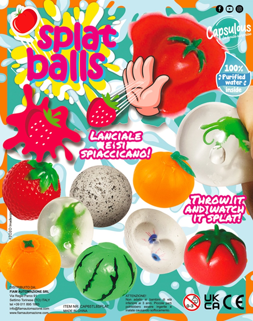 SPLAT BALLS - Capsule 65mm