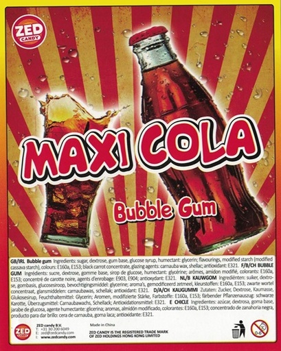 [4901] Maxi cola gums 27mm
