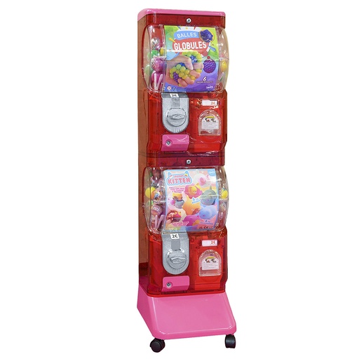 [540TR22] Distributeur Automatique de Jouets en Capsules - Rose