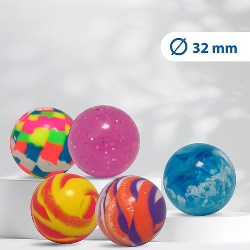 [120032-ECOFIA] Mix Balles Rebondissantes - 32 mm