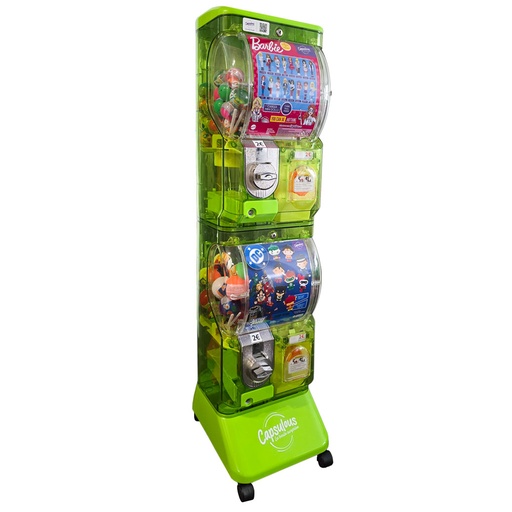 [540TV22] Distributeur Capsulous de Jouets en Capsules - Vert