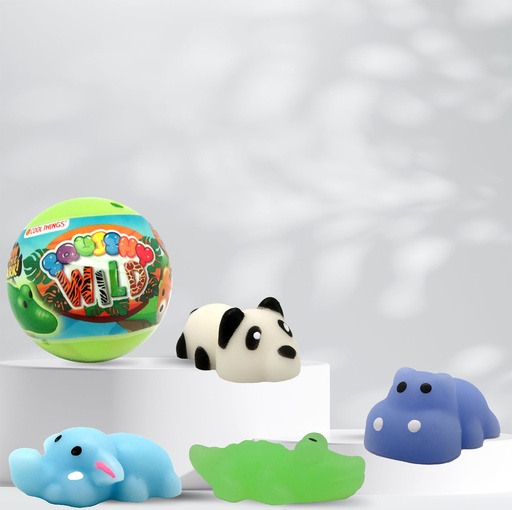 [116337] SQUISHY WILD ANIMALS - CAPS 50MM