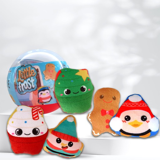 [116368] peluche mix de 20 designs hiver caps 65mm