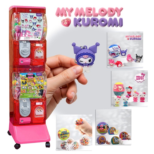[PACK0008] Pack Start & Cash (Rose) - Distributeur + 350 Jouets Capsules Clé en Main