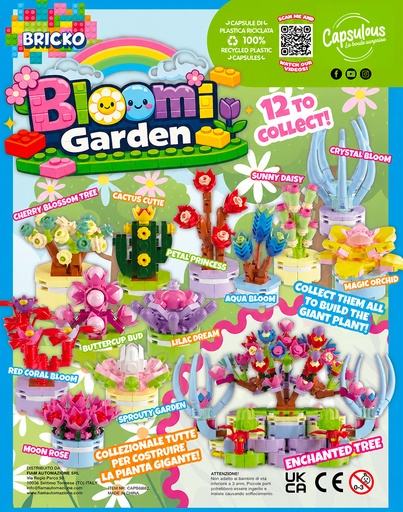 [116444] BRICKO BLOOMI GARDEN - Capsule 65mm